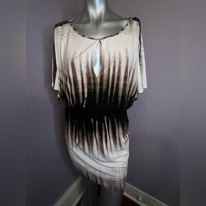 bebe Black and tan Mini Dress